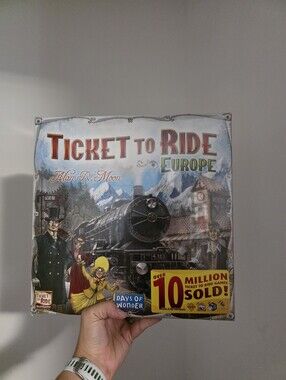 Ticket to Ride Europe Board Game - Blue/Red Box